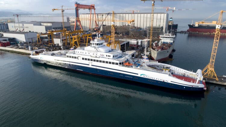 Bastø Electric was delivered from Sefine Shipyard