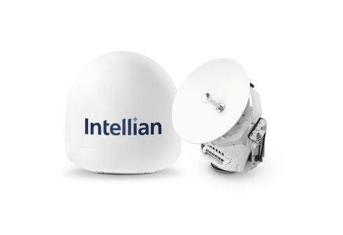 Intellian’s innovative v45C antenna offers a compact VSAT solution for space-limited installations