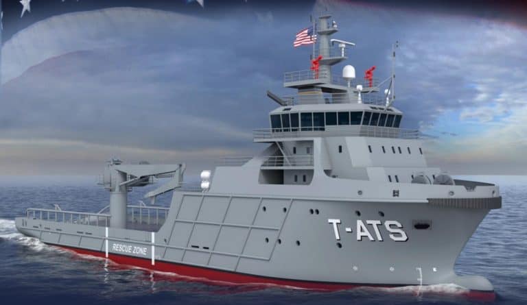 AUSTAL USA AWARDED CONTRACT TO DESIGN A NEW STEEL TOWING, SALVAGE AND RESCUE SHIP FOR US NAVY