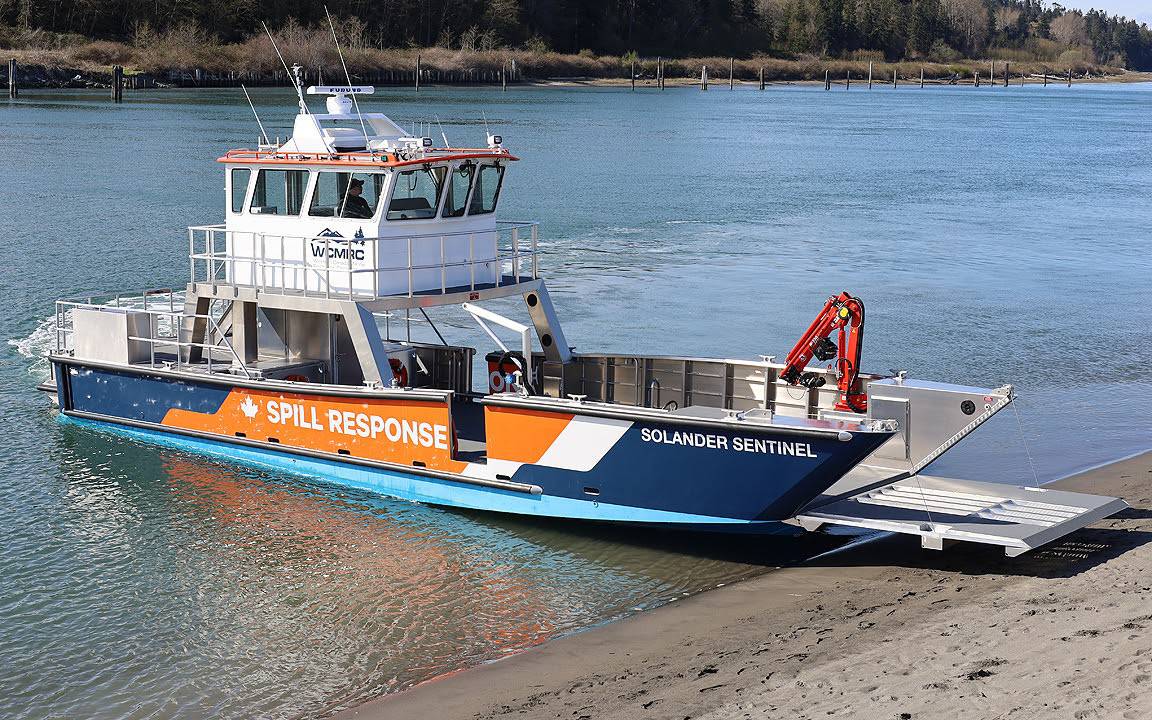 Oil spill recovery boat - 47' Skimmer - Rozema Boats Works