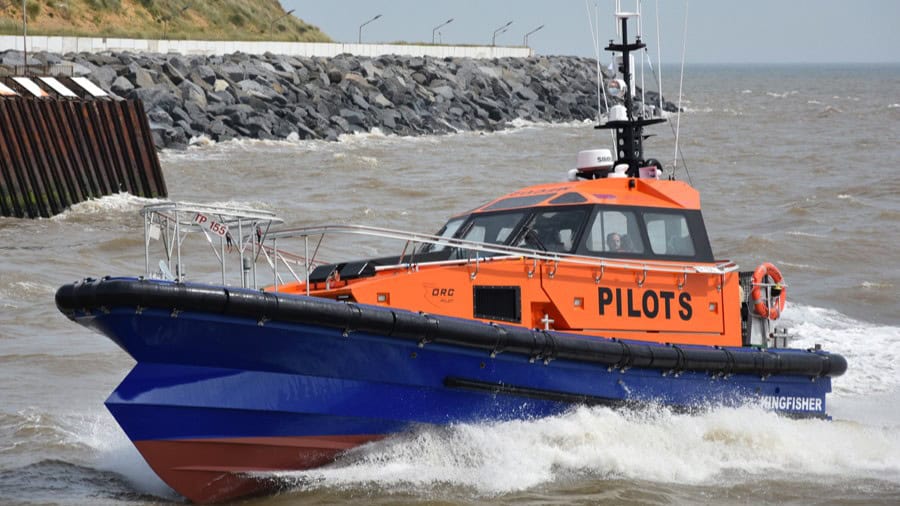 This 121 Fast Pilot Vessel is designed by Pantocarene Limited, and provides fuel-efficient running at service speed, combined with excellent sea-keeping allowing surprisingly high transit speeds even in rough weather.