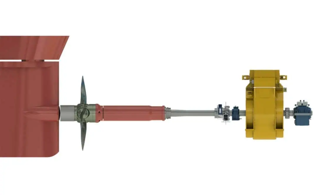 Configuration for the patented Direct Drive Electric system supplied by Berg for CSL’s new self-unloader Nukumi