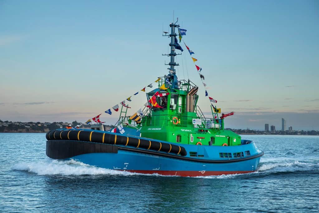 Moment Bekend Nucleair WORLD FIRST: Electric Tug Boat joins New Zealand's leading Port -  Workboat365.com