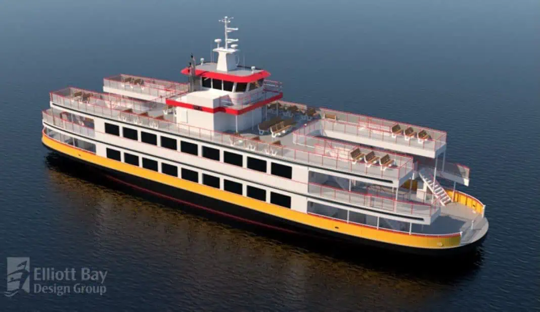 Casco Bay Lines Contracts Senesco Marine for Construction of EBDG Designed Battery-Powered Ferry