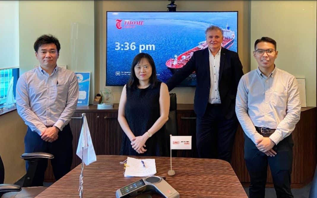 Thome Ship Management Singapore and JRC Alphatron Marine Singapore