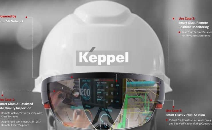 Keppel O&M partners M1 to implement Southeast Asia’s first maritime 5G ARVR Smart Glasses Solution