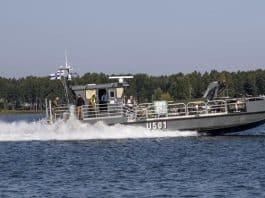 Kewatec delivered the first service boat to the Finnish Navy