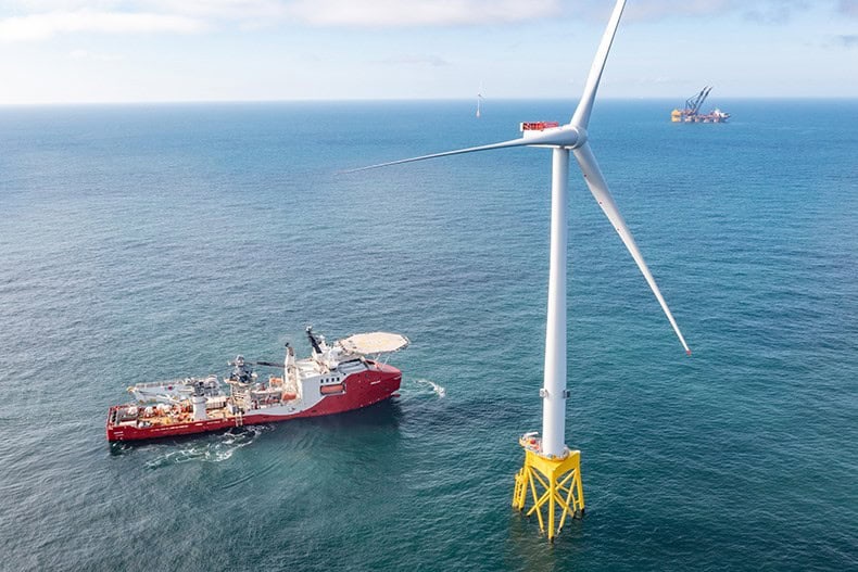 FIRST POWER AT SCOTLAND'S LARGEST OFFSHORE WIND FARM
