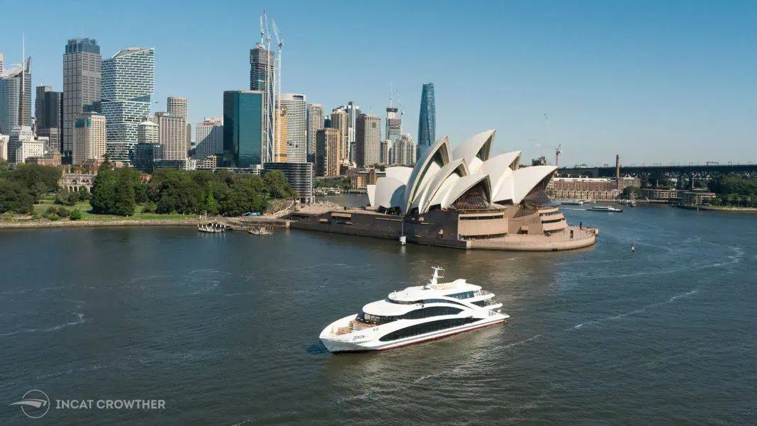 Incat Crowther Partners with Kelsian Group to Launch Iconic Sydney Harbour Dinner Cruise Vessel