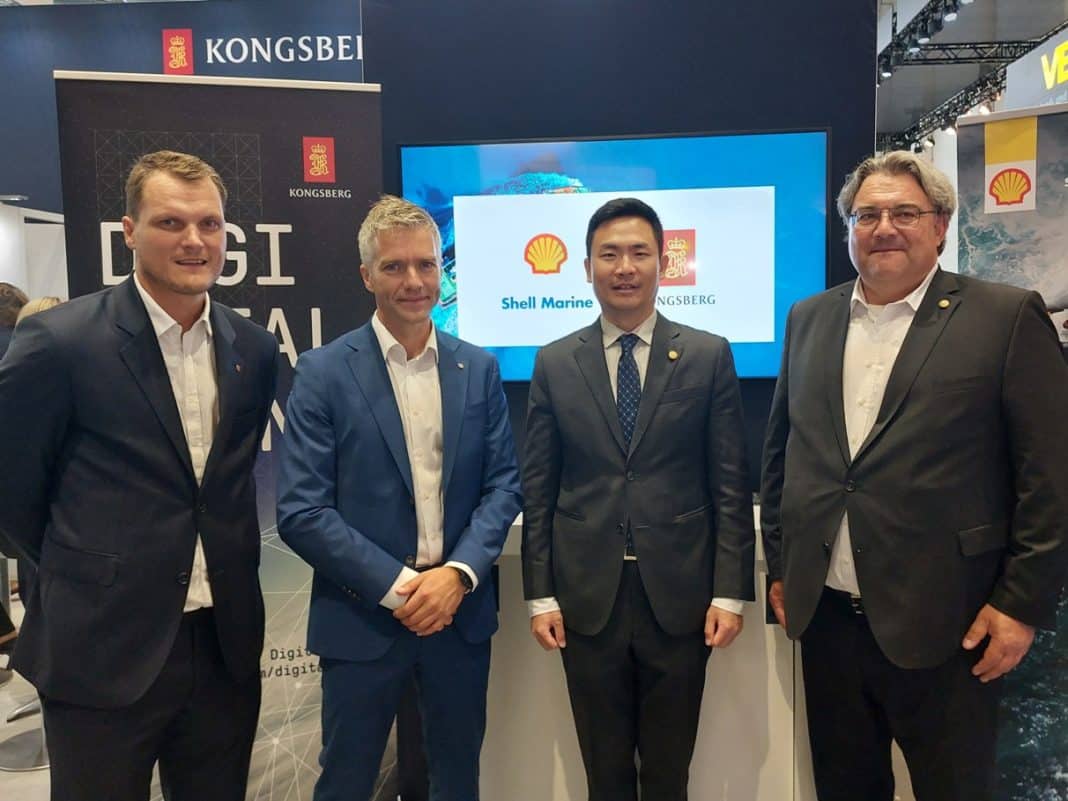 Kongsberg Digital and Shell Marine sign MoU to help decarbonize the maritime industry