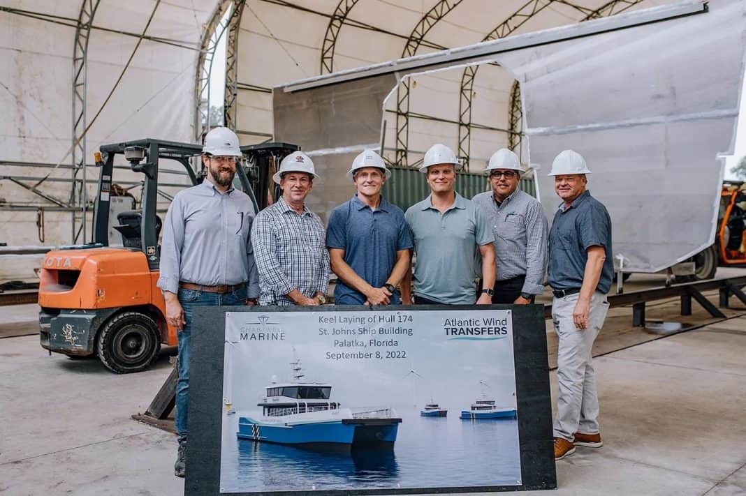 St. Johns Ship Building Announces Keel Laying Ceremony for Atlantic Wind Transfers Offshore Wind Vessels