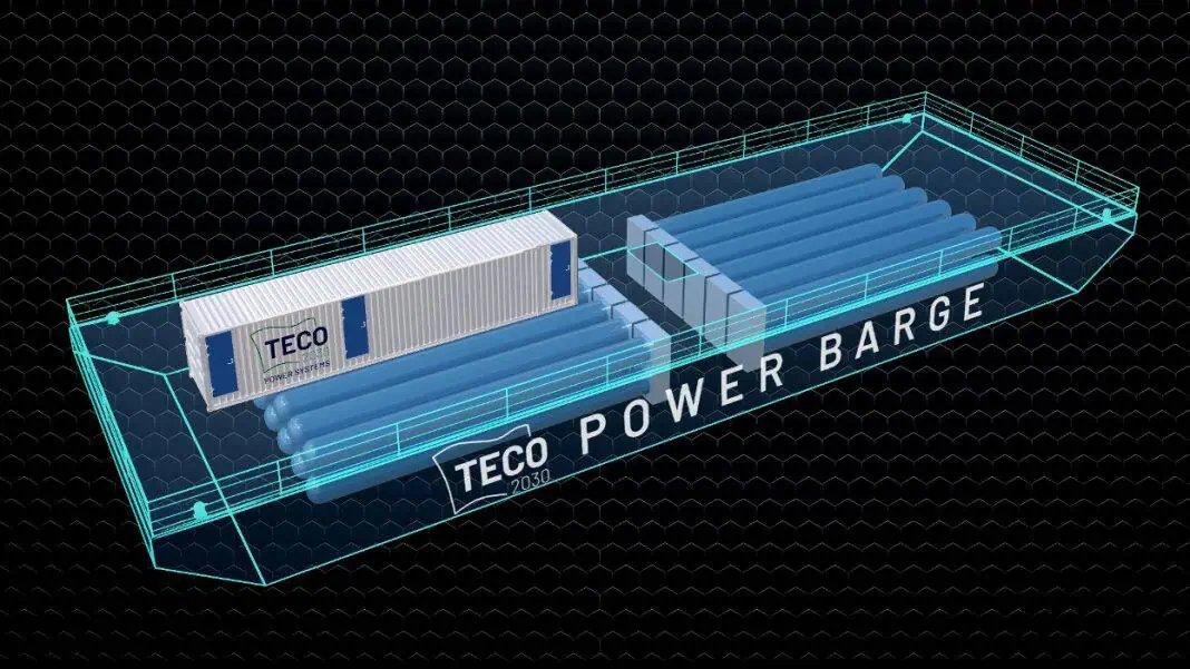 TECO 2030 launches new product concept TECO 2030 Power Barge