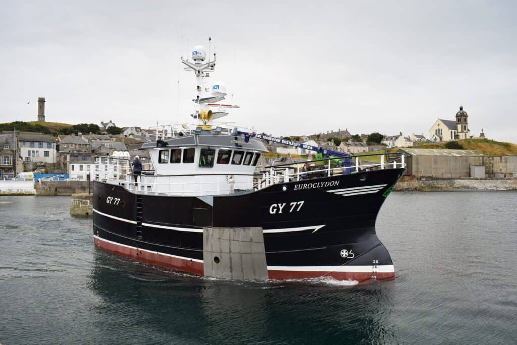 Macduff Ship Design announce the recent delivery of Crab Fishing Vessel ‘EUROCLYDON’ 