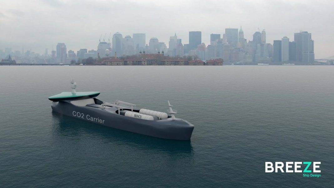Breeze Ship Design - Equinor CO2-carrier