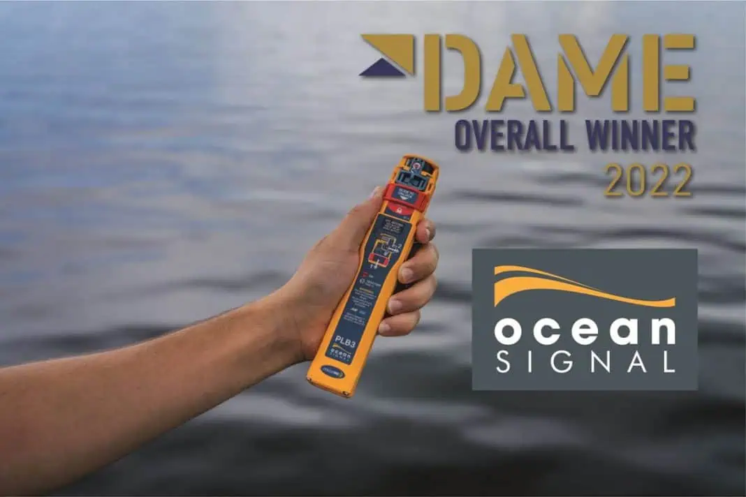 Ocean Signal Wins Overall Dame Design Award 2022 for rescueME PLB3 AIS Personal Locator Beacon