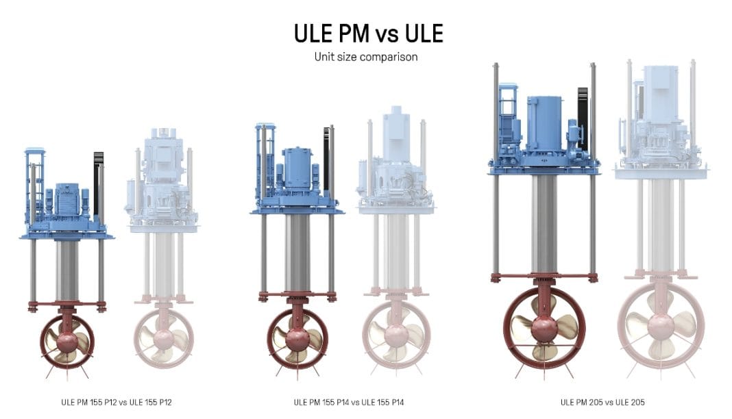 KONGSBERG new ULE PM Type retractable azimuth thruster series saves space
