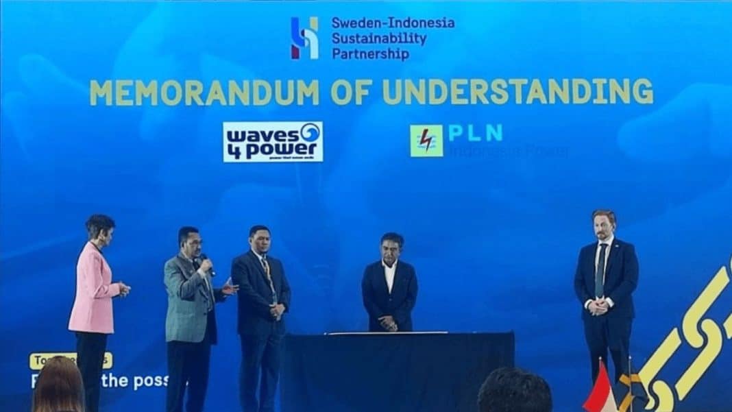 PLN Indonesia Power And Waves4power Sign Memorandum of Understanding To Develop WaveEL™ Wave Power Parks