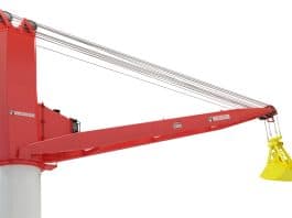 MacGregor introduces an electric transloading crane to complete the electric crane series
