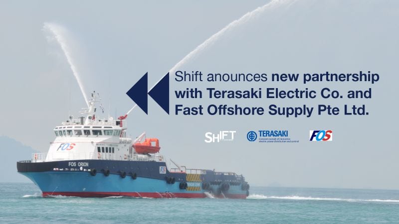 Shift Clean Energy electrifies ‘Master of the Sea’ fleets with Fast Offshore Supply and Terasaki Electric