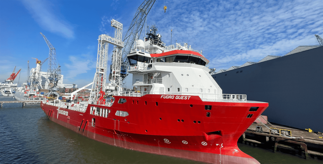 FUGRO LAUNCHES STATE-OF-THE ART GEOTECHNICAL VESSEL FOR SAFE AND SUSTAINABLE OFFSHORE OPERATIONS