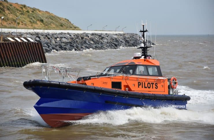 An ORC 121 Pilot Boat built by Goodchild Marine Services Limited
