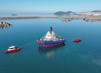 MED MARINE SUCCESSFULLY COMPLETED THE LAUNCH OF THE CELTIC TREATY ESCORT CAPABILITY TUGBOAT BUILT FOR IRISH MAINPORT HOLDINGS