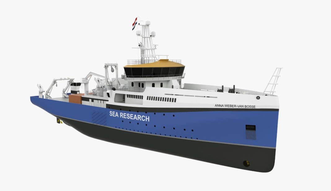 Construction of innovative research vessel RV Anna Weber-van Bosse