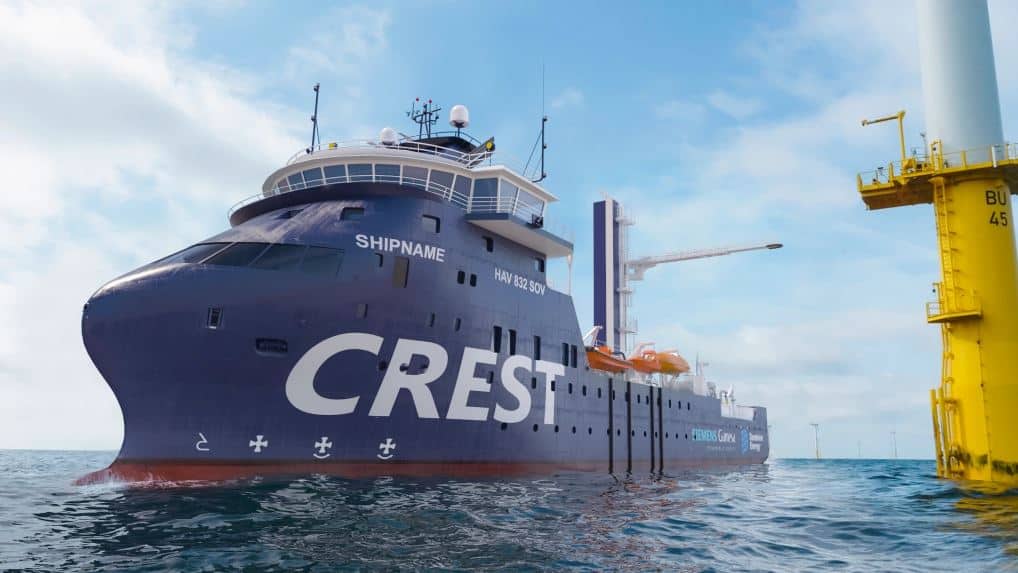 Crowley and Danish offshore maritime leader ESVAGT will jointly build and operate a service operations vessel (SOV) under a long-term charter with Siemens Gamesa Renewable Energy, enhancing service for the U.S. clean wind energy market.