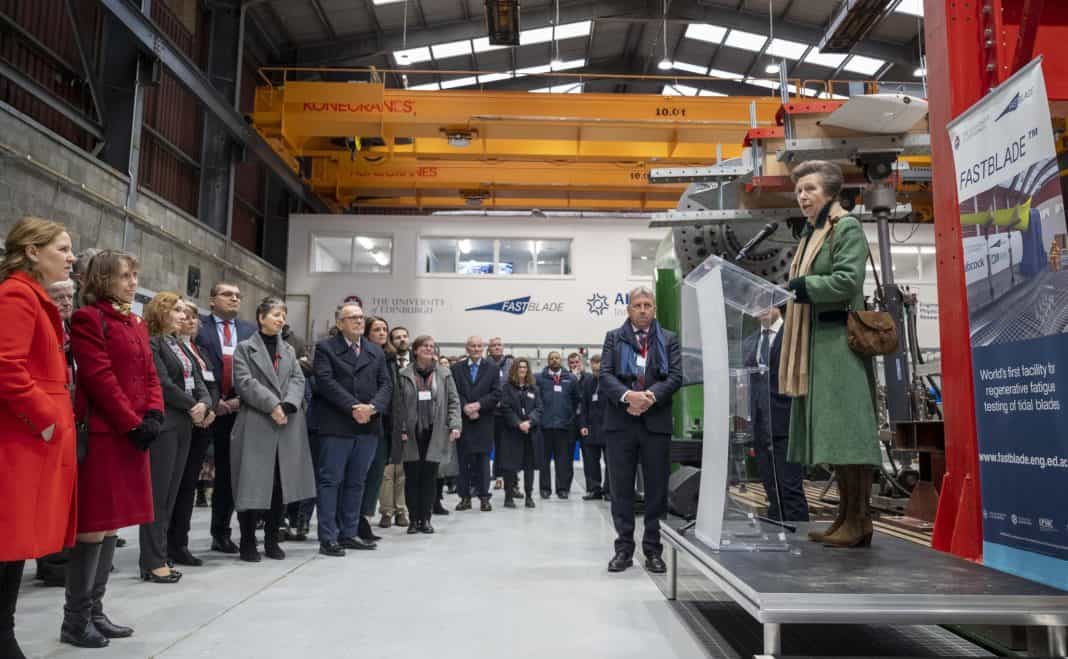 Royal visit marks bid to develop world’s largest tidal turbine blades