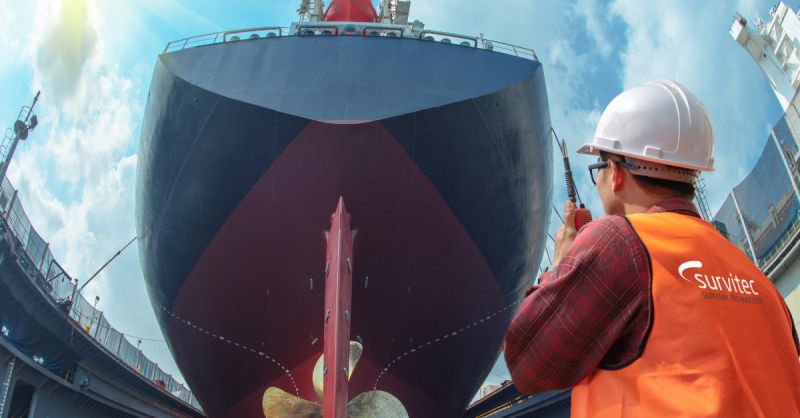 Survitec’s pre-inspection delivers greater efficiencies for dry dock safety servicing