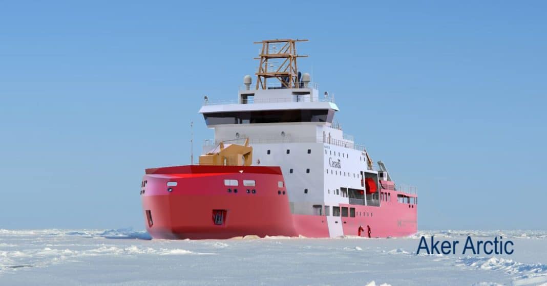 Aker Arctic design Multi Purpose Vessel for Canadian Coast Guard