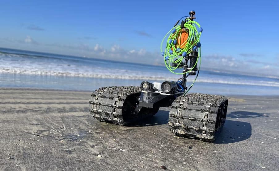 Autonomous Underwater Ground Vehicle in Over-The-Horizon Operation Demonstration at Ocean Business