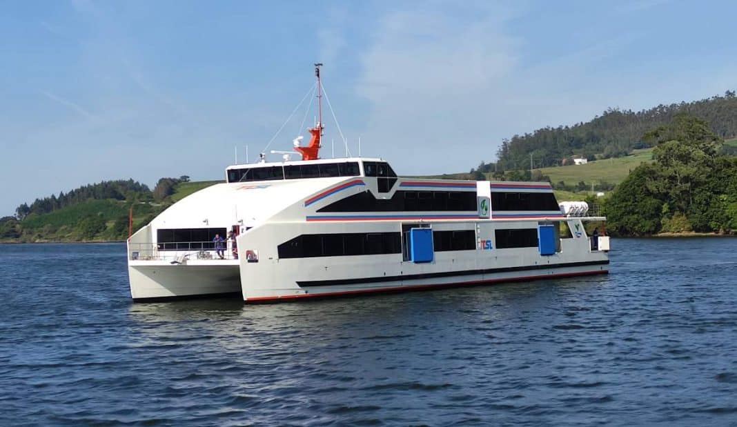 First all-electric ferry drives emission-free river commute in Lisbon – Image credit Astilleros Gondan