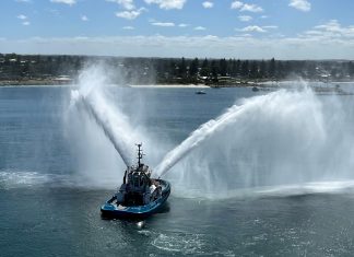 State-of-the-art tug arrives in Esperance to boost port operations with three generations of Mackenzie Marine and Towage family on board