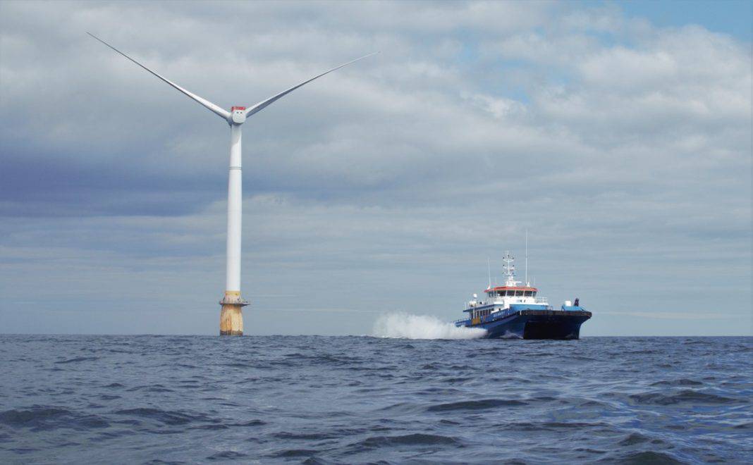 The Crew Transfer (SWATH) vessels from the Maritime Craft Service operates on the offshore wind farm Hornsea 1 and Hywind in the North Sea. The boats are driven forward by specially manufactured engine parts from Hundested Propeller.