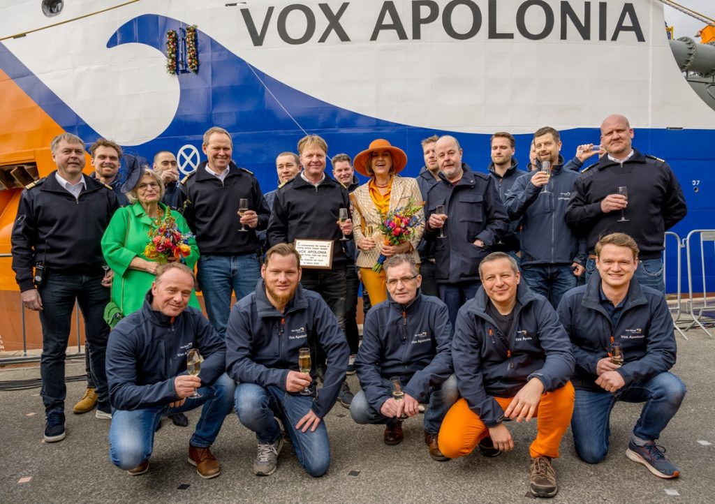 Christening ceremony for Vox Apolonia, Van Oord’s second LNG-powered trailing suction hopper dredger 2