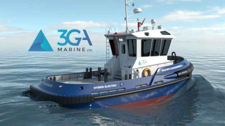 3GA Marine Spearheads Design and Construction Management of Innovative Hybrid Electric Boom Tug