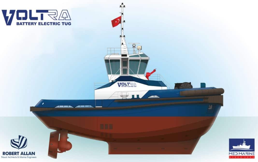 Med Marine and Robert Allan Signed MoA For VoltRA Series Electric & Hybrid Tugboat Designs