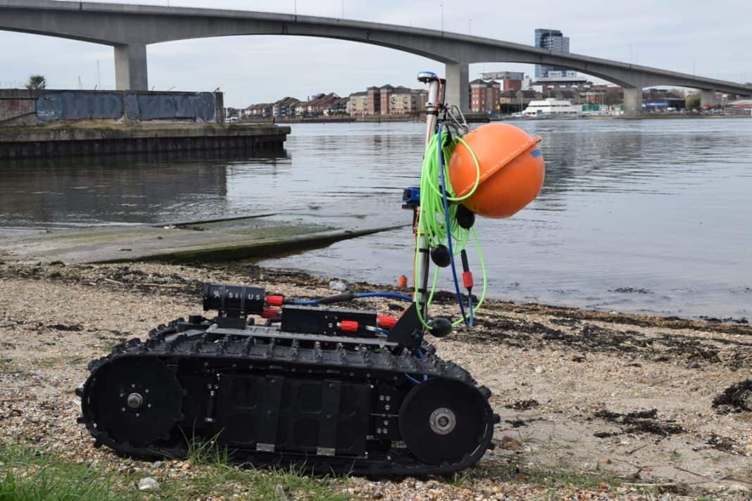 BayonShows Capabilities of Autonomous Underwater Ground Vehicle