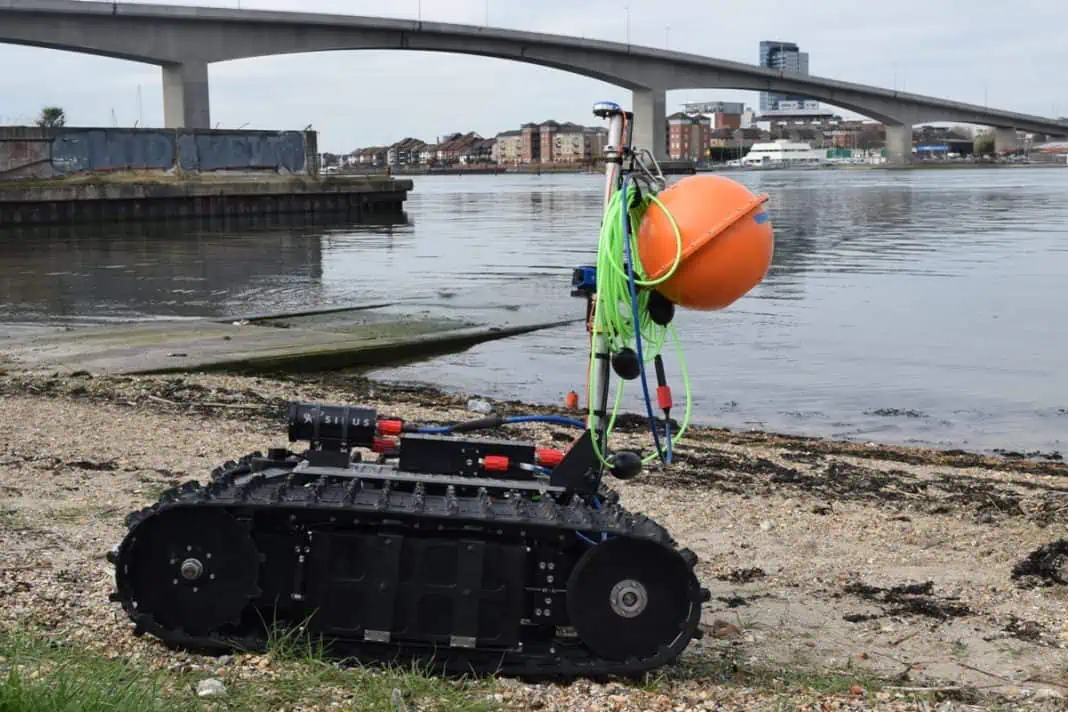 BayonShows Capabilities of Autonomous Underwater Ground Vehicle