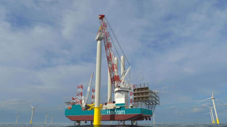 Huisman has announced the award of contract from Havfram Wind, an installation contractor for offshore wind turbines
