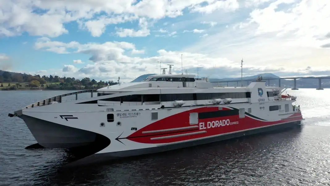 Incat Tasmania completes bespoke high speed catamaran for South Korea