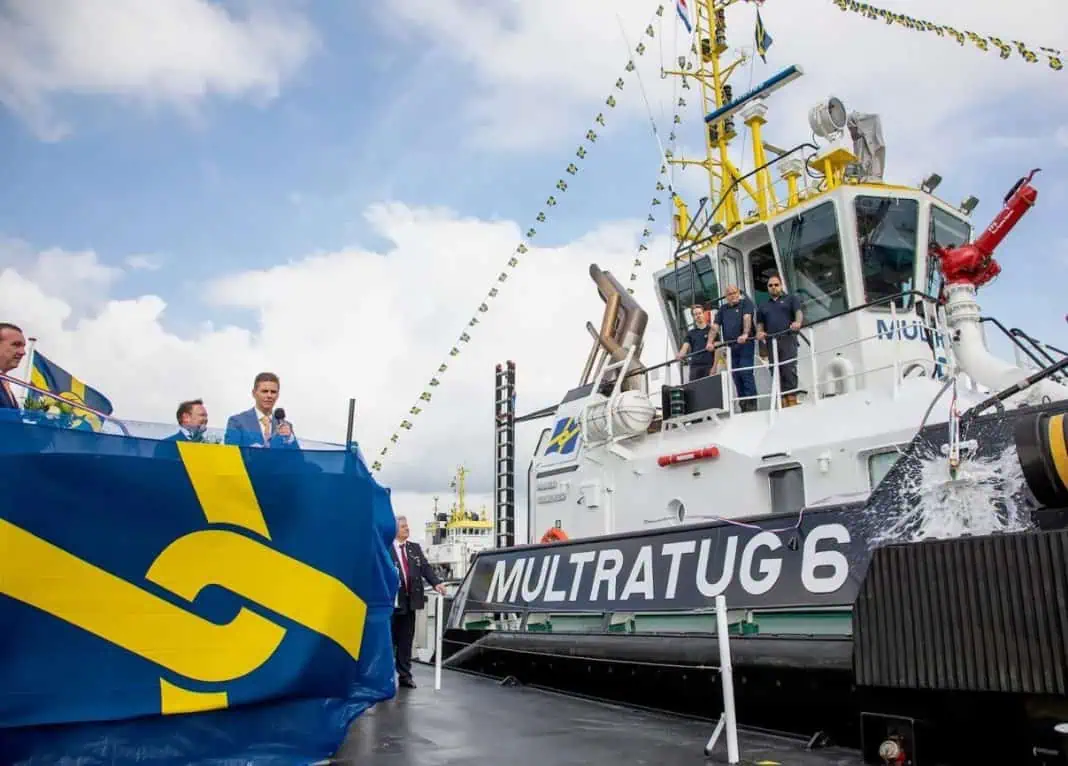 Multraship names two Damen tugs in Terneuzen