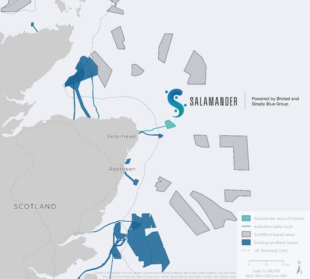 Salamander signs exclusivity agreement for Scottish floating wind lease