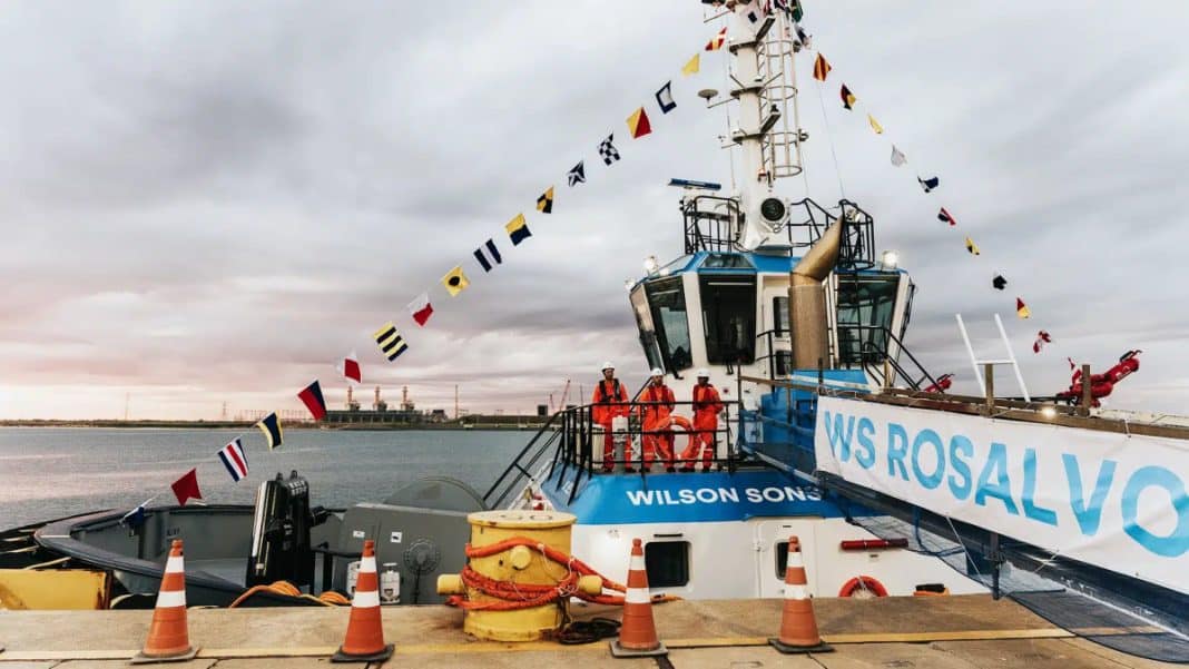 Wilson Sons starts operating a new, more sustainable tugboat in the Port of Açu