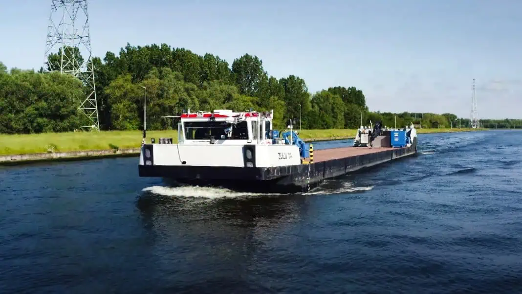 KONGSBERG successfully demonstrates autonomous vessel operations on Belgium’s inland waterway network