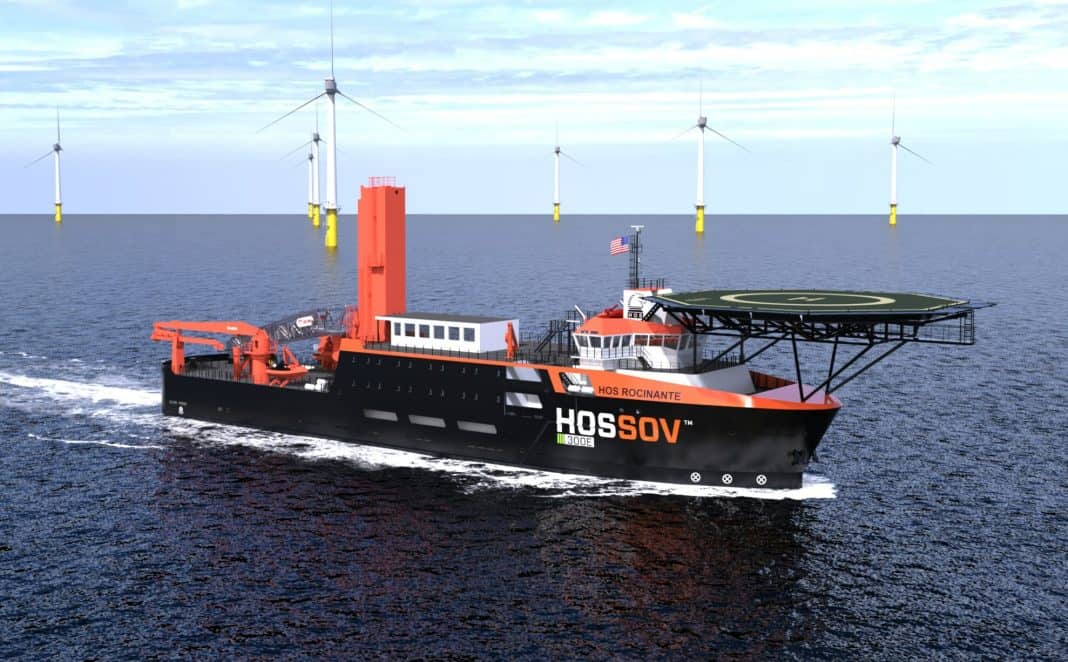 Hornbeck Offshore to convert one high-spec OSV to an SOV / flotel for the offshore wind and petroleum markets