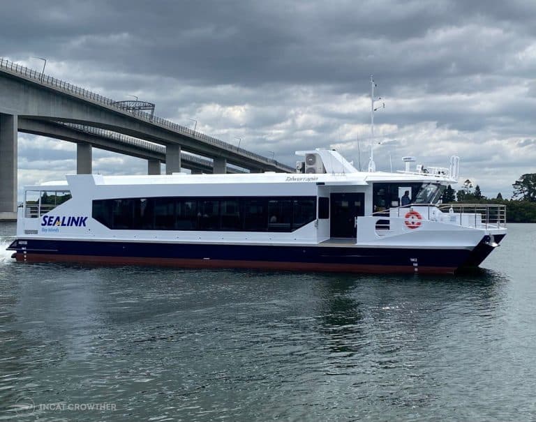Incat Crowther 24 Talwurrapin Servicing Busy Queensland Commuter Route for Sealink
