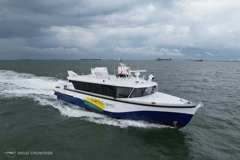 Incat Crowther Delivers New Passenger Ferries for Germany’s North Sea Island Busy Commuter Route