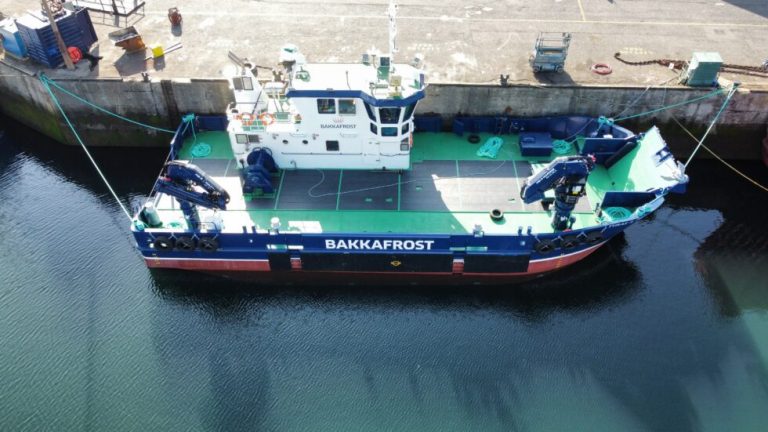 Macduff Ship Design deliver 24m Workboat ‘Turas A Bhradain’ to Bakkafrost Scotland